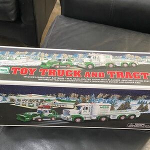 Toy Truck and Tractor Set - Green and White 2013